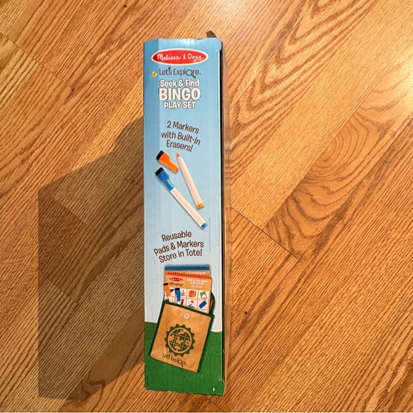 Melissa & Doug Seek & Find Bingo Play Set - Green, Blue, Tan - Picture 2 of 4